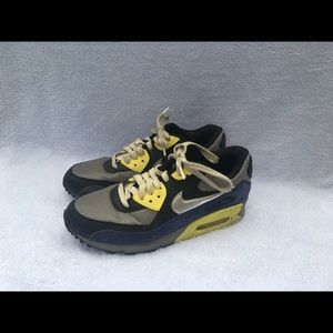 Nike Womens Air Max 90 medium grey/blue